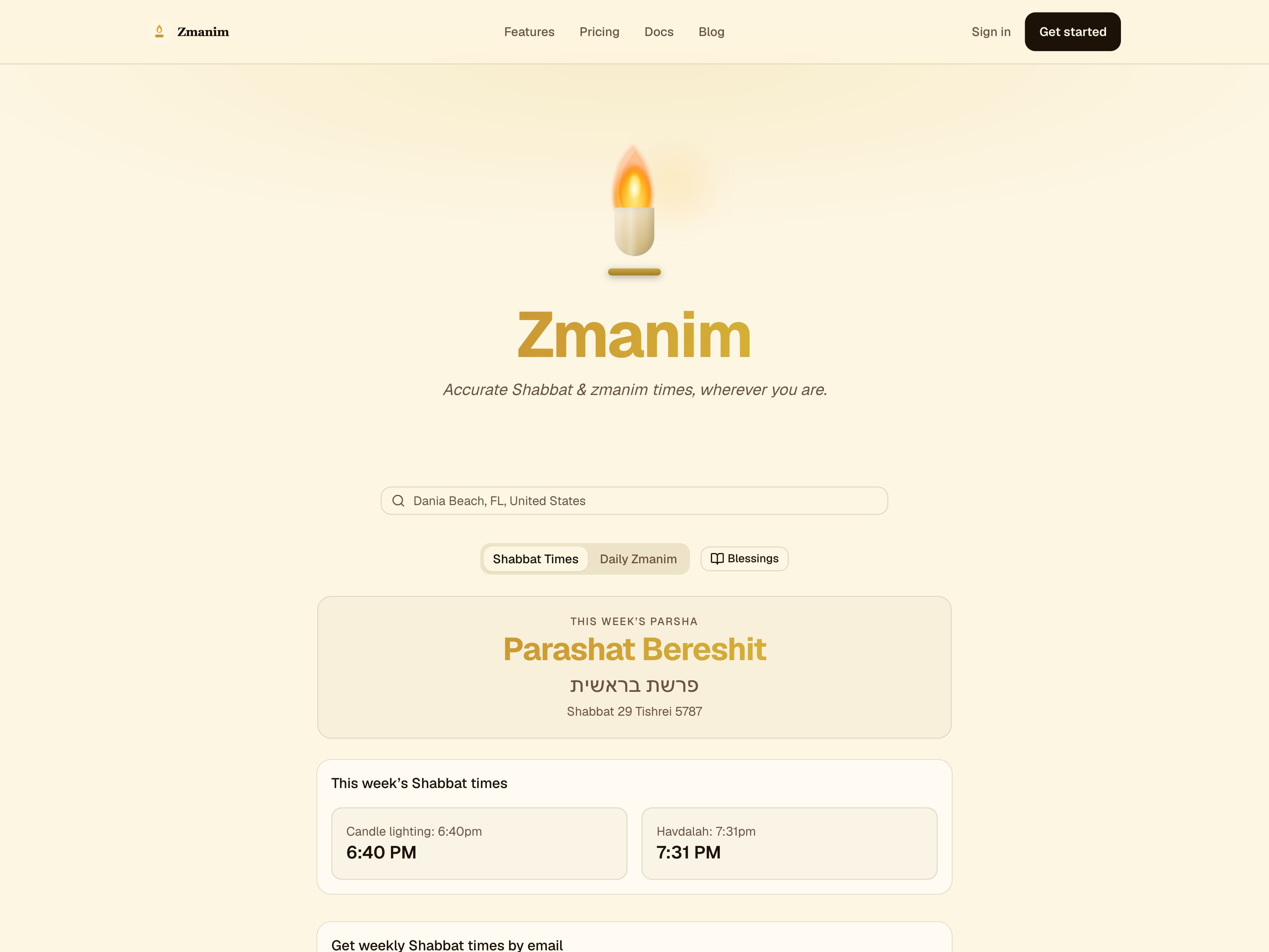 Zmanim